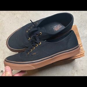 Vans Authentic black/gun shoes size 11
